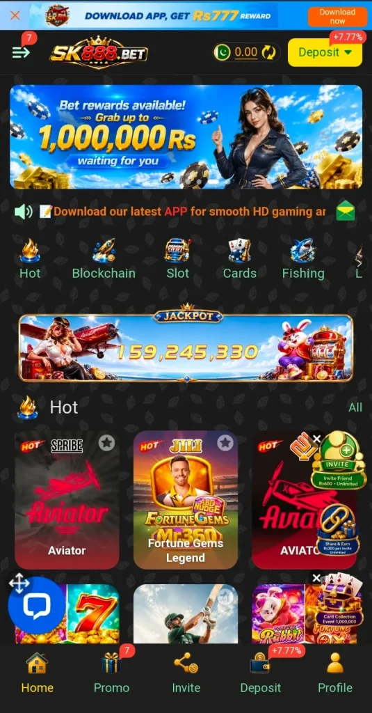 SK888Bet Game interface screenshot image