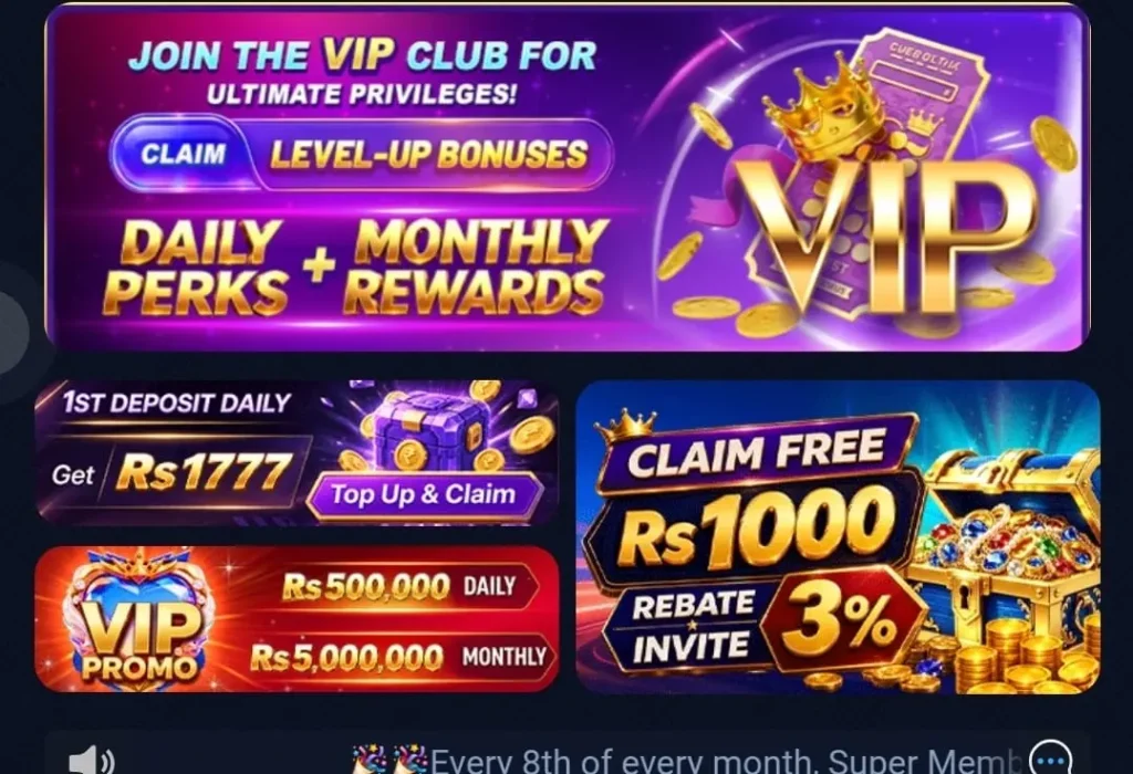 6nnn Game Daily Bonuses.