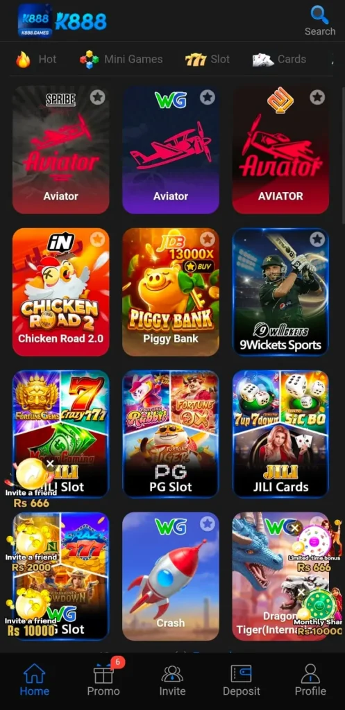 K8888 Game Dashboard image.