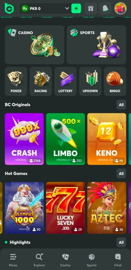 Bitcoin Game interface screenshot image