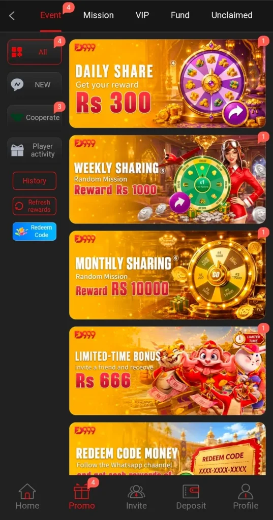 FD777 Game Daily Bonuses