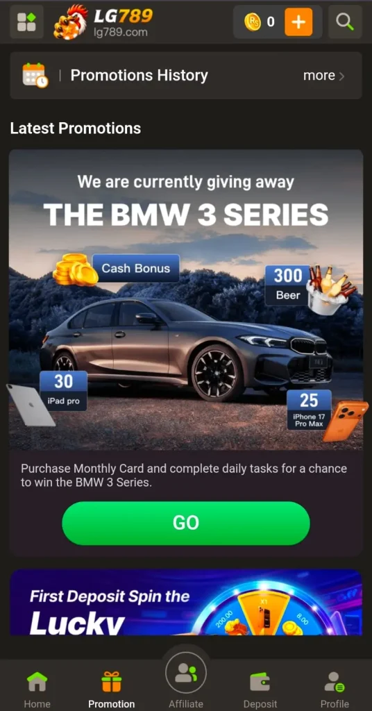 LG789 Game BMW image.