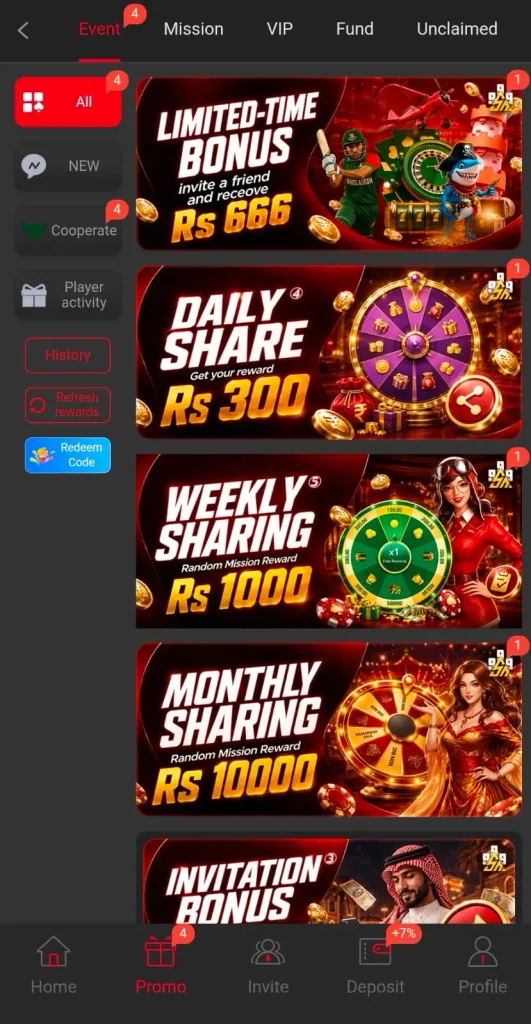 SM999 Game Daily Bonuses